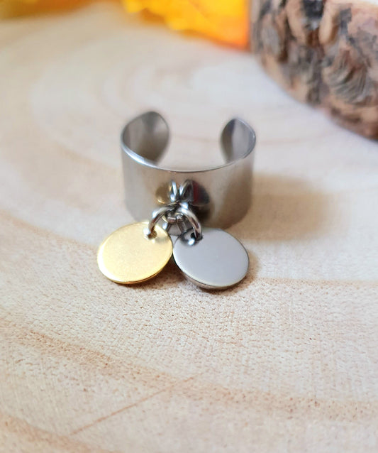 Bagues Acier pendentifs, au choix