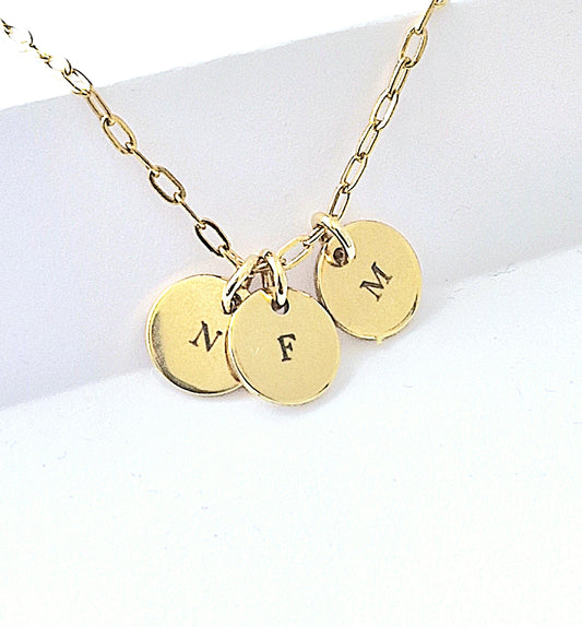 Collier Plaqué Or à personnaliser