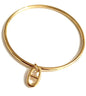 Jonc plaqué Or, maille marine