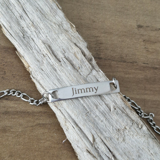 Gourmette homme à personnaliser