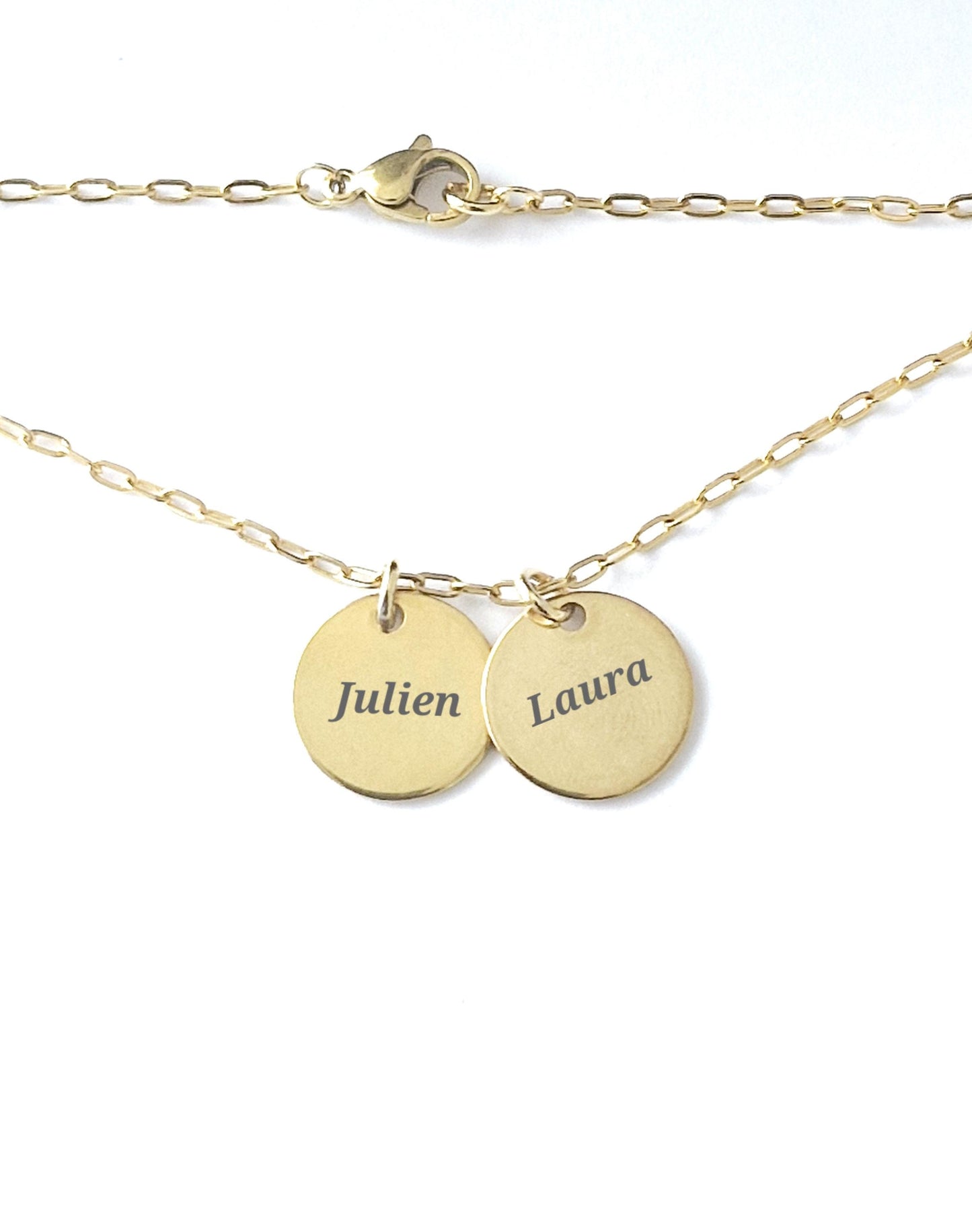 Collier Plaqué Or à personnaliser