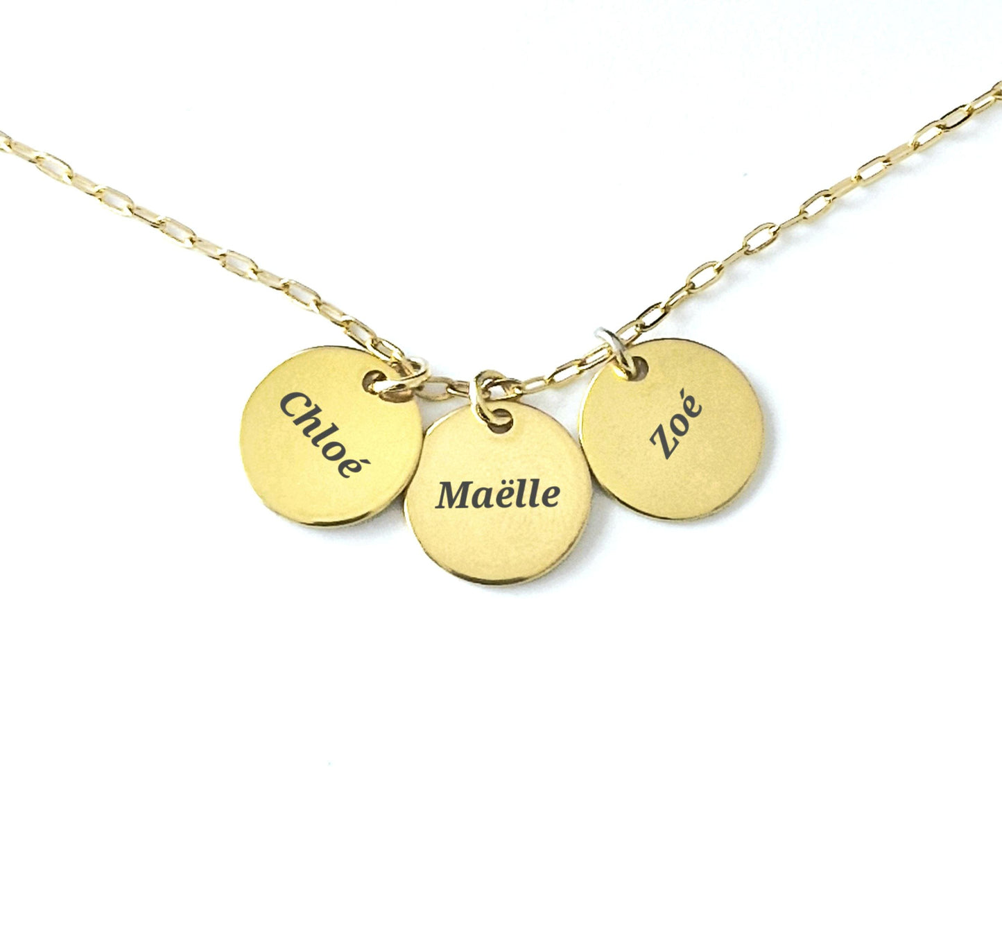 Collier Plaqué Or à personnaliser