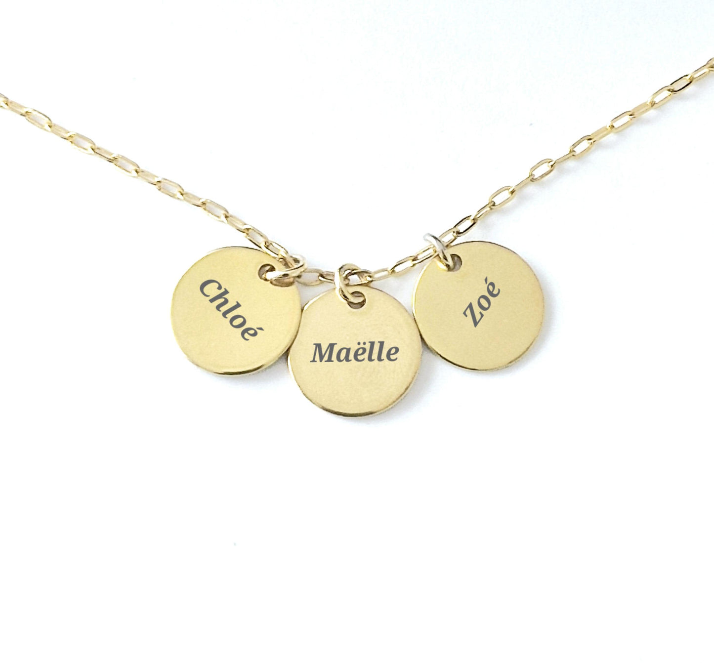 Collier Plaqué Or à personnaliser