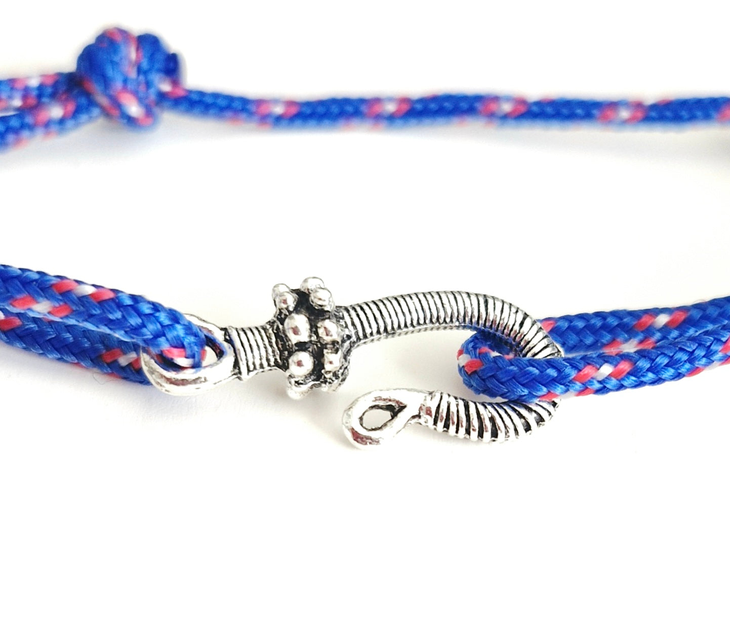 Bracelet homme paracorde bleue