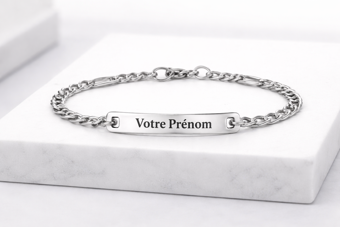 Gourmette homme à personnaliser